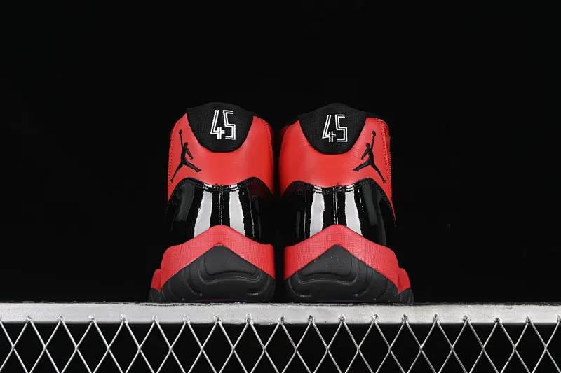 All categories Air Jordan Jordan series basketball shoes Air Jordan 11 Air Jordan 11 Retro AJ11 Joe 11 black and red high-top basketball shoes CT8012-600
